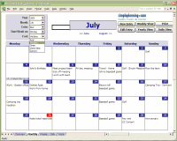 Monthly Calendar Planner