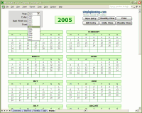 Yearly Calendar Planner